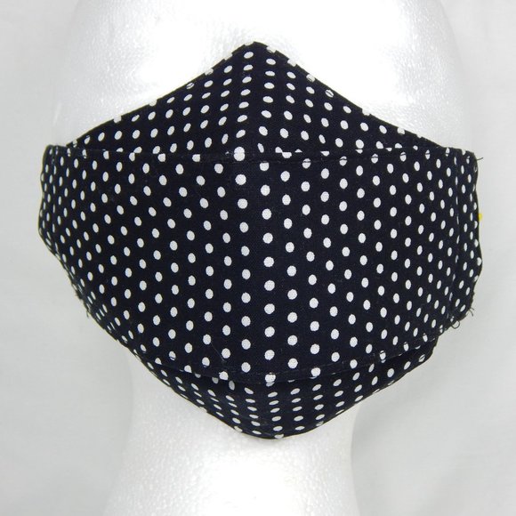 Beautiful Handmade Face Mask Kids 10-16 Yo. polka - Picture 3 of 6